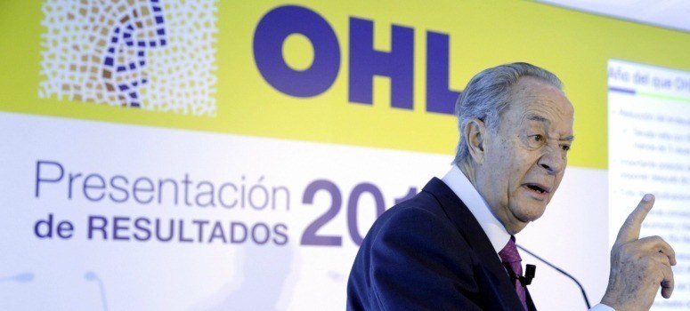 El beneficio de OHL cae un 49,5%, hasta los 24,8 millones