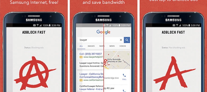 Samsung instala por defecto el mejor bloqueador de publicidad