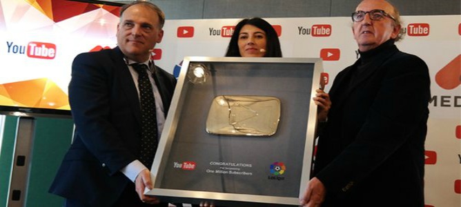 El canal de la Liga consigue 1 millón de suscriptores en Youtube