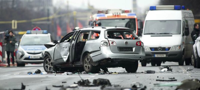 Muere un hombre en Berlín al explotar su coche
