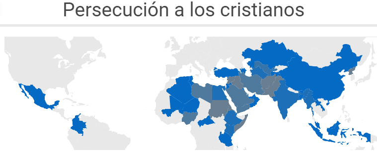 Los 10 países donde los cristianos sufren mayor persecución