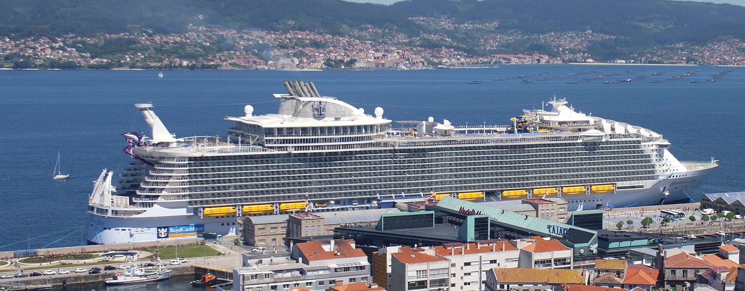 El crucero más grande del hace en Vigo en su viaje inaugural