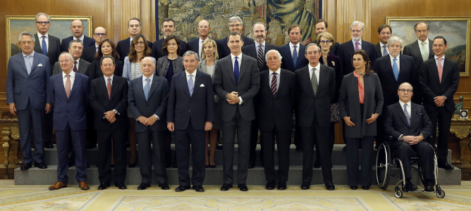 Los empresarios apuestan ante el Rey por un proyecto que ‘cohesione’ España