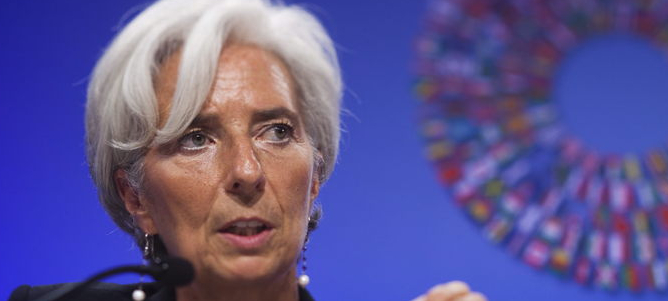 La imputada Christine Lagarde, reelegida presidenta del FMI