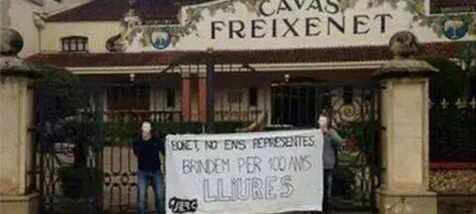Los trabajadores de Freixenet apoyan a los de Codorníu ante el ERE