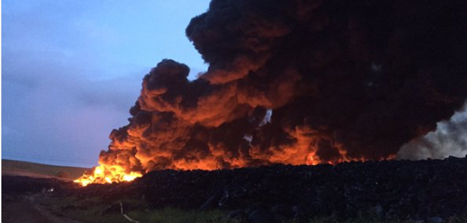 El incendio en el cementerio de neumáticos de Seseña, intencionado