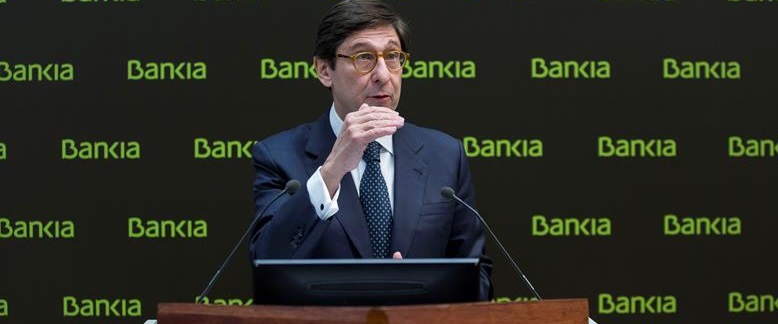 Bankia gana 1.040 millones en 2015, un 39,2% más