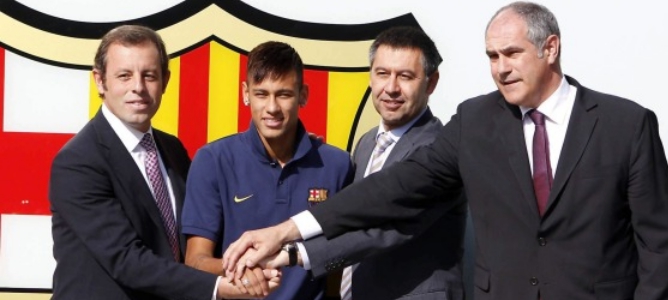 Neymar cobró 8,5 millones por firmar con el Barça y embolsará un sueldo mínimo de 45,9 millones