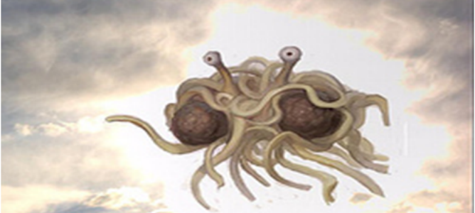 Pastafaris piden a la izquierda en Alicante la banda de música ‘como en Semana Santa’