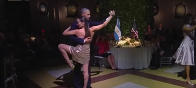 VÍDEO: Obama baila el tango en Argentina