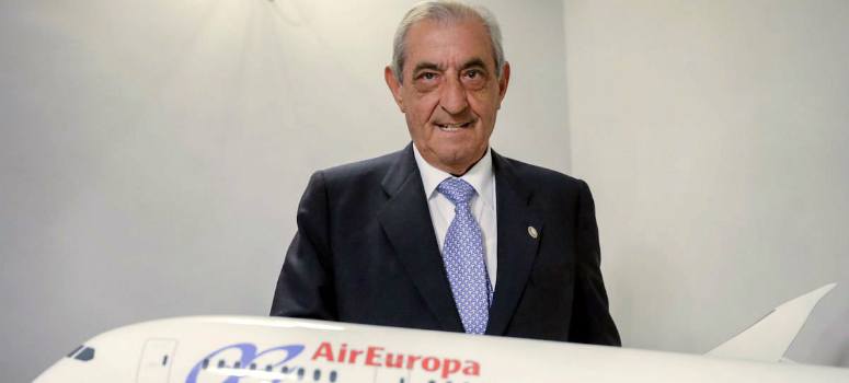 Air Europa ‘tiene su vida, funciona bien e ingresa más que gasta’, asegura Juan José Hidalgo