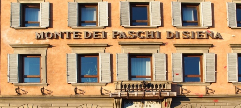 Monte dei Paschi di Siena se hunde a mínimos históricos y pierde un 99% desde 2008