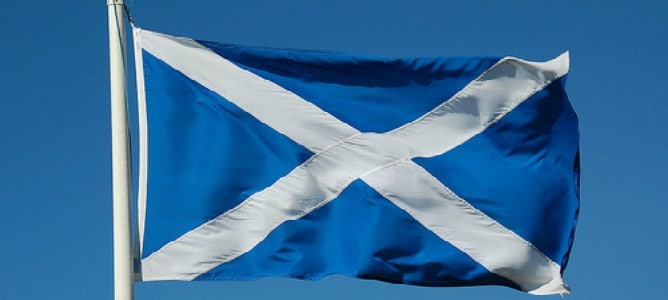 Los independentistas repartirán banderas escocesas para suplir las esteladas