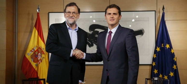 Rajoy acepta las condiciones de Ciudadanos y fijará hoy fecha de investidura