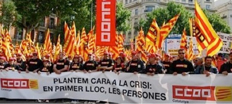 CC OO y UGT atacan al TC y ponen en duda la unidad de España