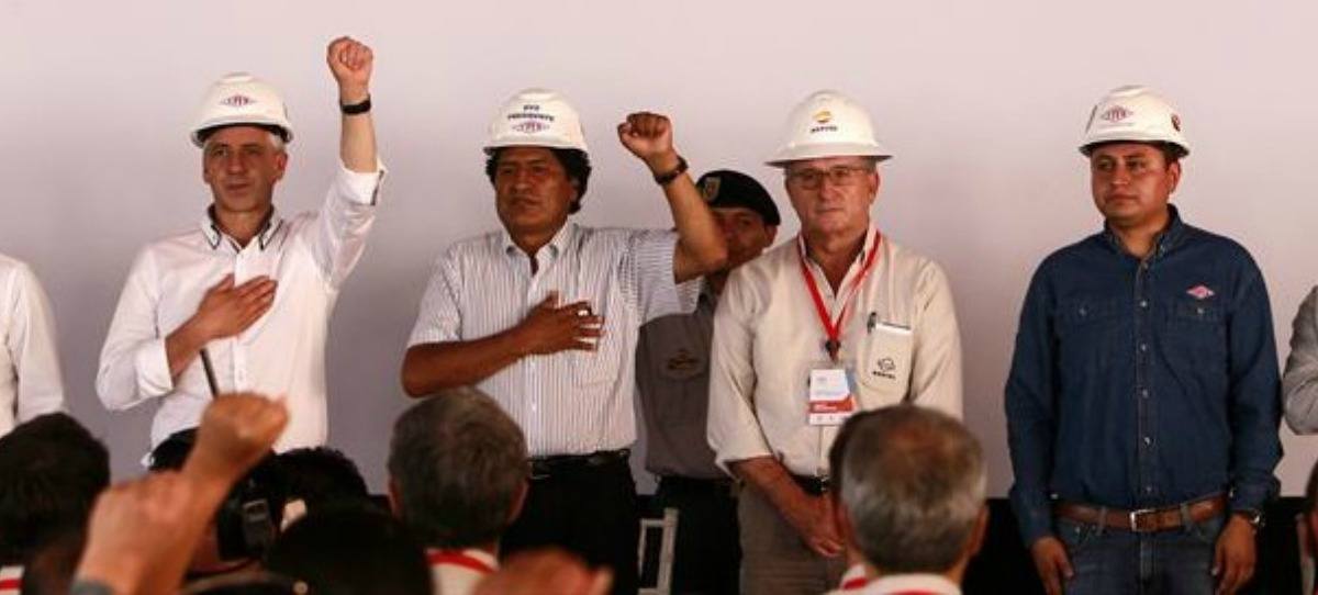 Evo Morales premia a Repsol y castiga a Abertis