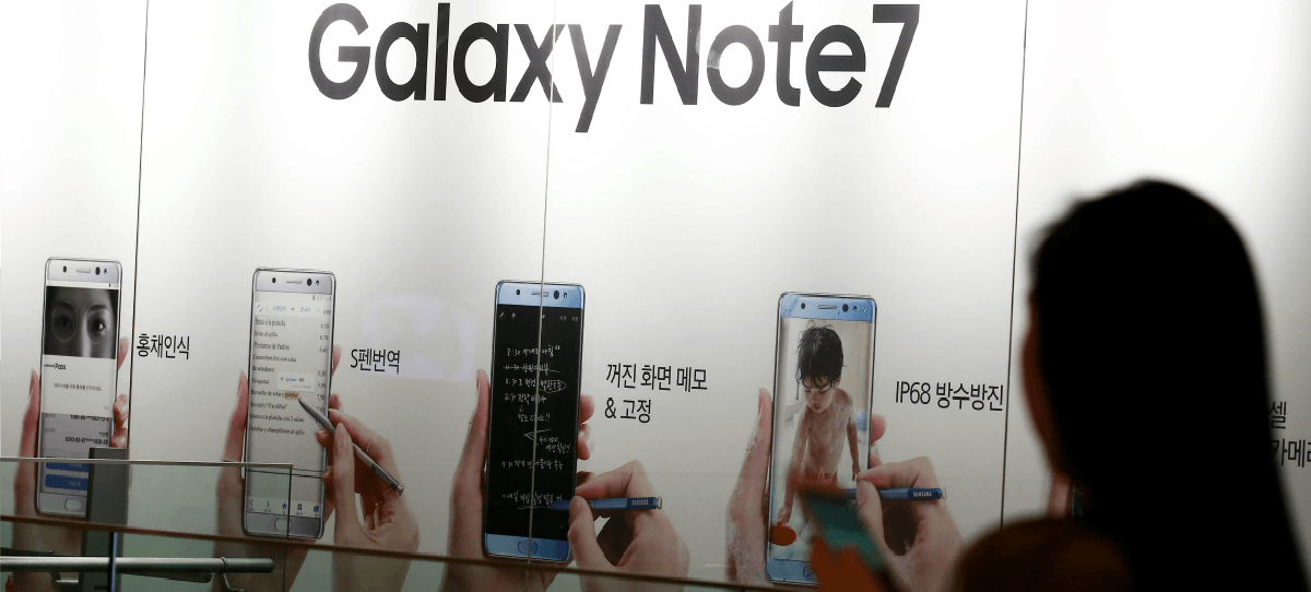 Nueva demanda conjunta a Samsung por el Galaxy Note 7