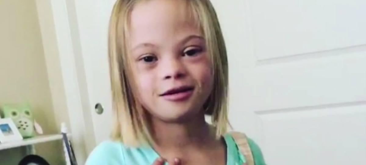 El vídeo viral de Sofía, la niña con Síndrome de Down