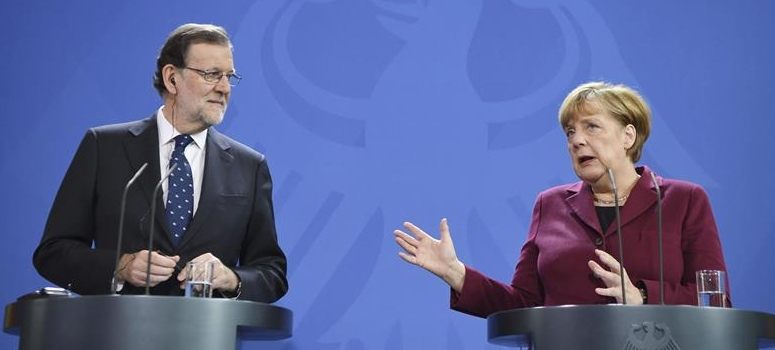 Merkel a Rajoy: "Mariano tienes la piel de elefante"