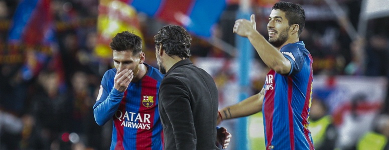Quique Sánchez-Flores: "Pido perdón a los aficionados por el abrazo a Messi"