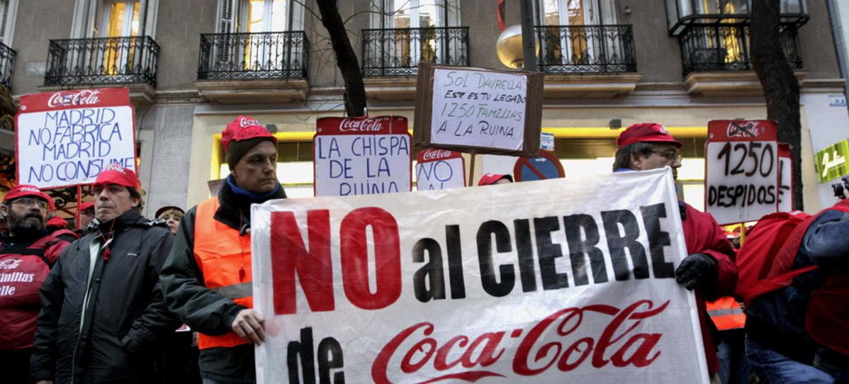 Cautela entre los sindicatos ante la retirada judicial de Coca-Cola por Fuenlabrada