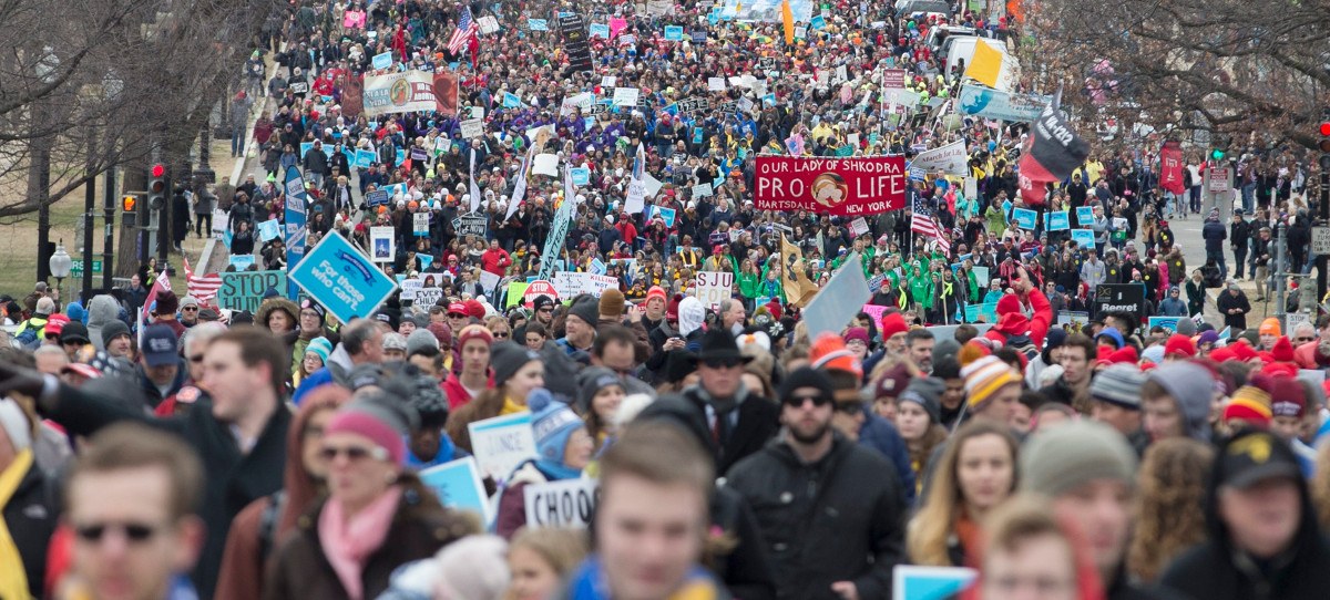 Silencio sobre la marcha provida en Washington tras dar cobertura a la marcha antiTrump