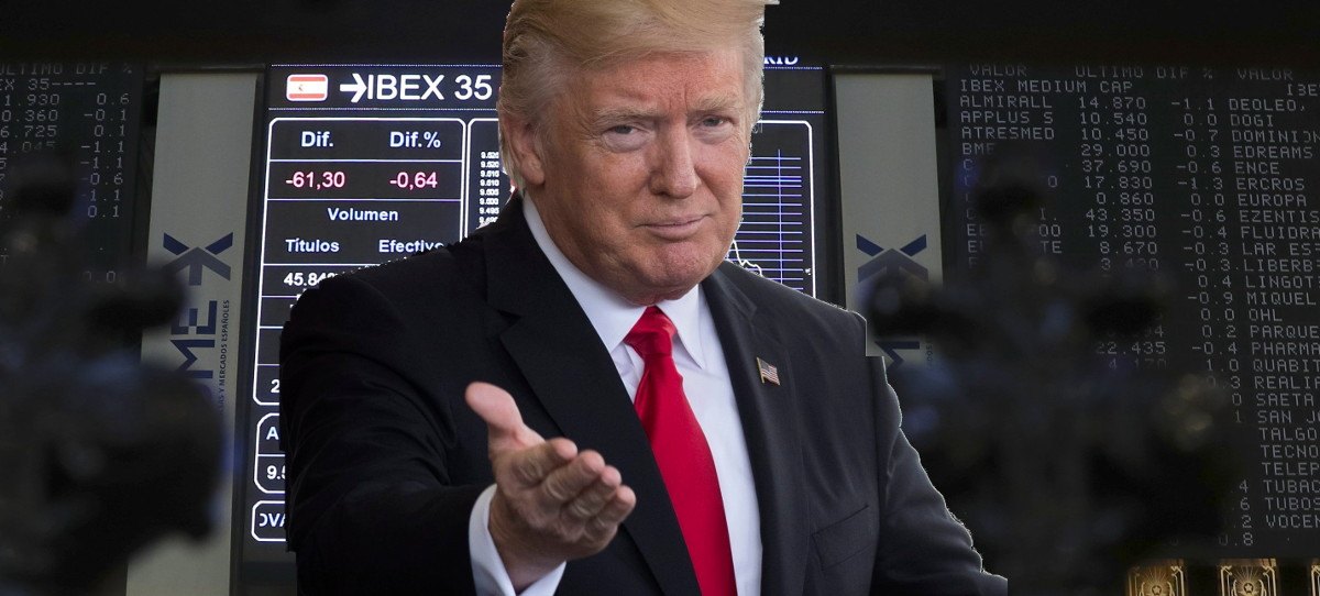 Trump considera un «gran error» la caída de Wall Street dada la fortaleza económica
