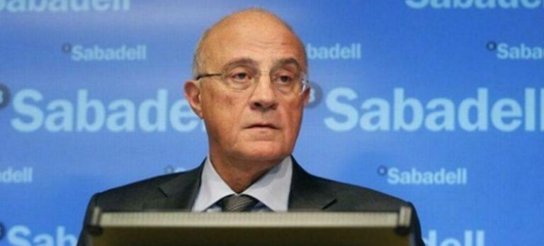 El presidente del Sabadell, Josep Oliu