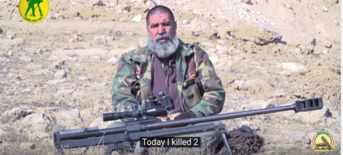 Así trabaja el francotirador que dice haber matado a 321 yihadistas en Irak
