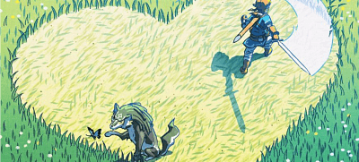 Curiosa postal de Zelda: Breath of the Wild, que llegará el tres de marzo
