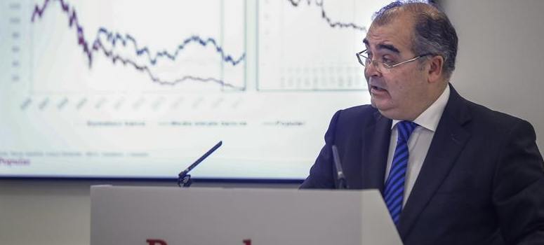 El Popular se desploma un 7,43% en Bolsa tras anunciar pérdidas récord