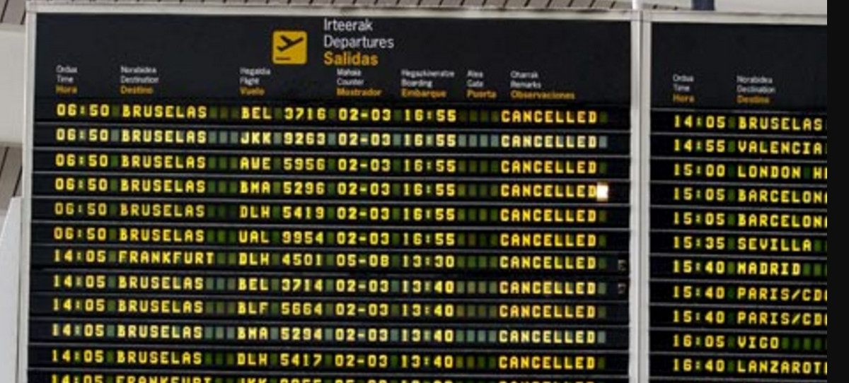 ¿Cómo y qué reclamar si el vuelo ha sido cancelado por la huelga de controladores?
