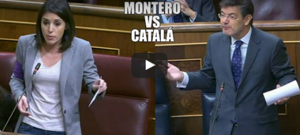 El ministro Catalá calla a Montero: 'Creía que iban al Pleno a hablar de becas black o de especular con VPO'