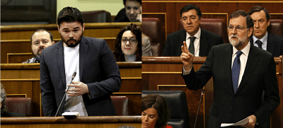 Zasca de Rajoy a Rufián: ‘confunde sus necesidades con las de todos los catalanes’