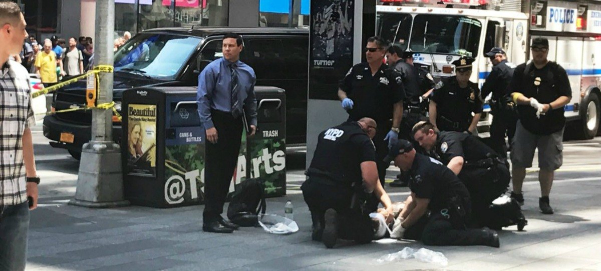 Al menos un muerto en el atropello múltiple en Times Square