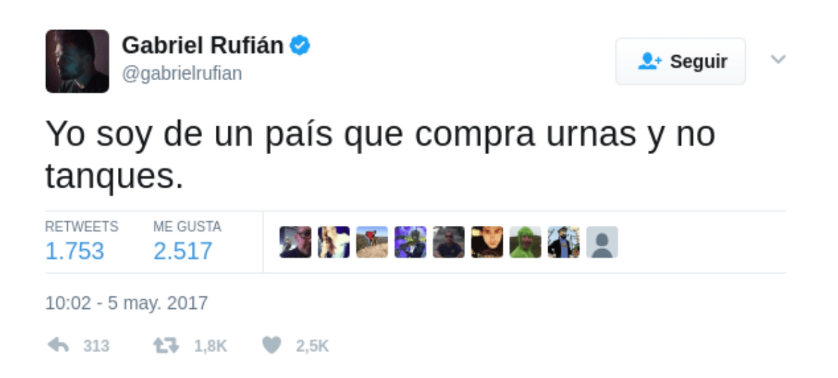 Twitter contesta a Rufián tras su último tuit sobre Cataluña