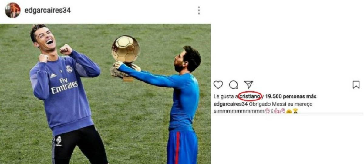 El ‘me gusta’ de Cristiano Ronaldo que revoluciona Instagram