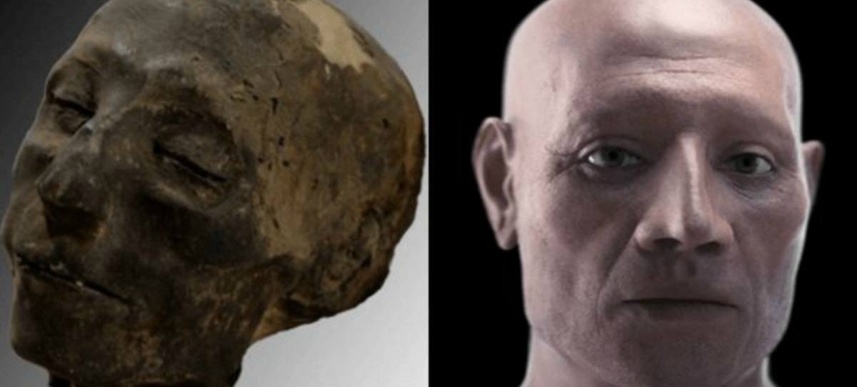Científicos recrean el rostro de una momia de 3.500 años de edad
