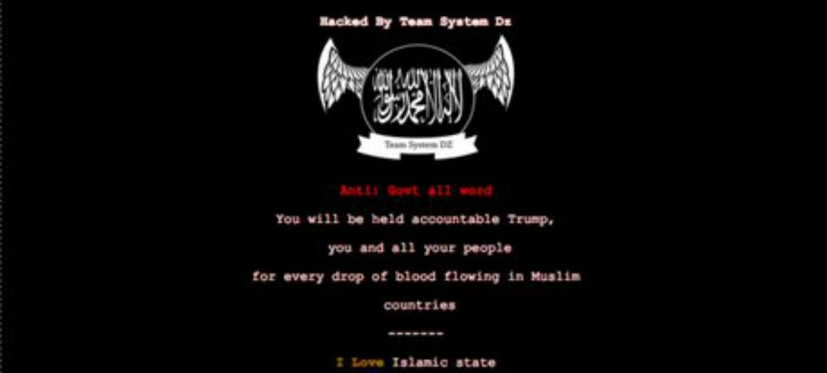 Hackers proyihadistas se apoderan de sitios web del Gobierno de EE.UU