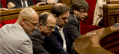 La patronal catalana califica de «golpe de estado» la ley del referéndum separatista