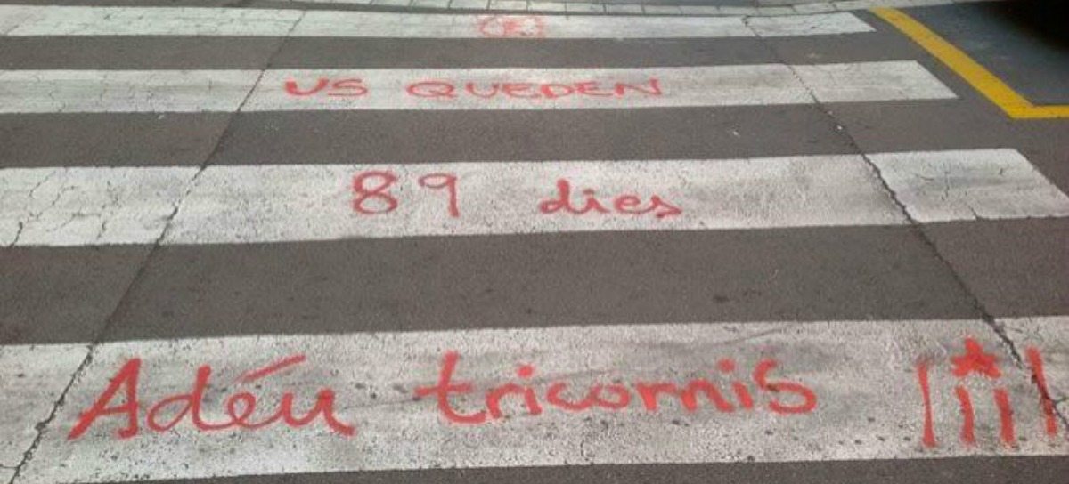 Amenazas a la Guardia Civil en Barcelona: ‘Os quedan 89 días. ¡Adiós, tricornios!’