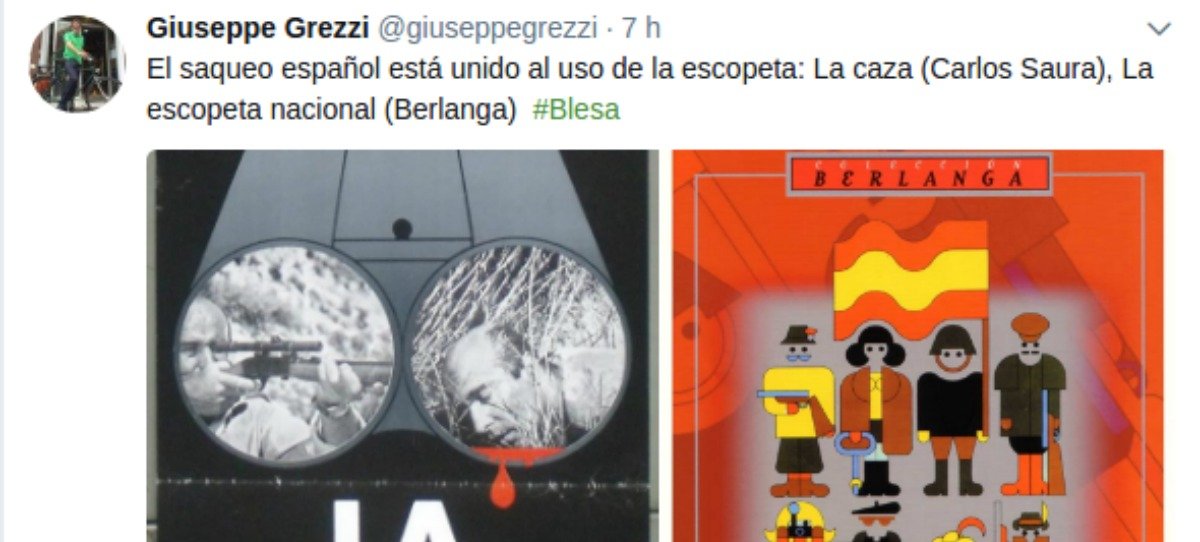 Concejal de Compromís sobre Blesa: ‘El saqueo español está unido al uso de la escopeta’