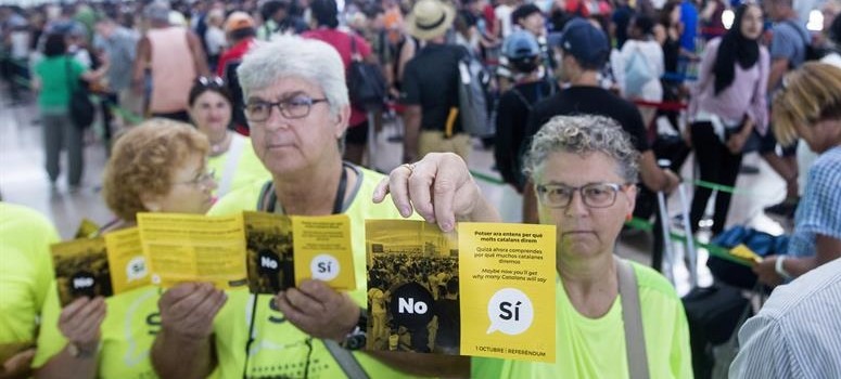 Los trabajadores de Eulen critican a los independentistas catalanes por aprovechar conflicto de El Prat