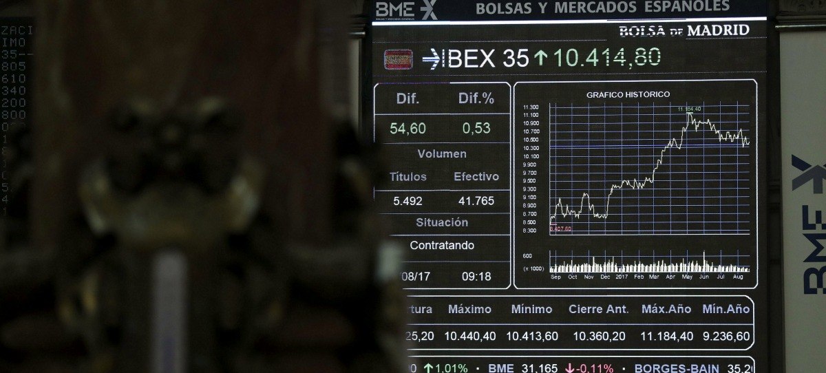 El IBEX 35 acaricia los 10.400 puntos y sube un 0,48%