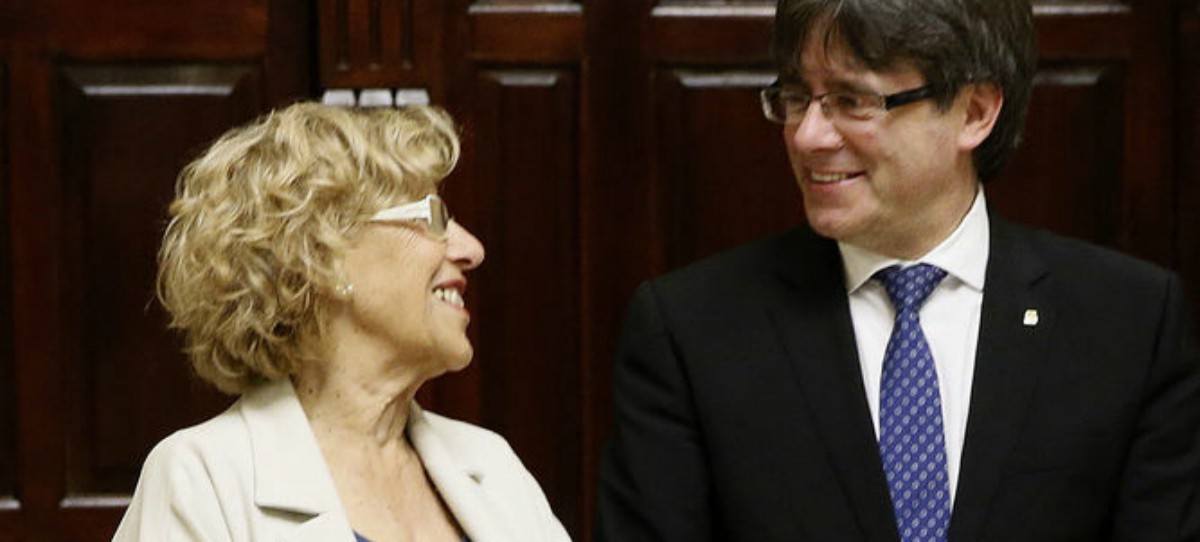 Critican que Carmena y sus concejales ‘vayan con la CUP a dar conferencias sobre poder municipal’