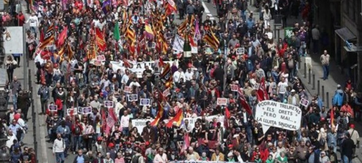 CC OO y UGT en Cataluña se quitan la careta y se suman a los independentistas