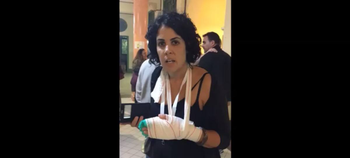 Marta Torrecillas se querella contra el Policía que nunca le rompió los dedos