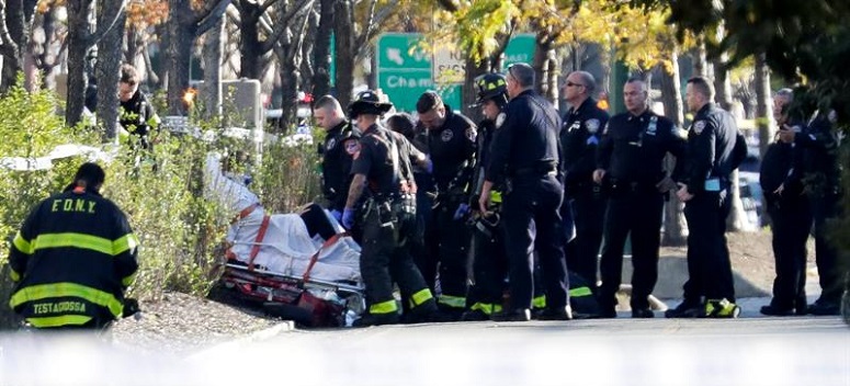 8 muertos en Nueva York en un atentado terrorista