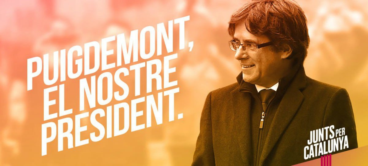 Junts Per Catalunya: Presenta a ‘su presidente’ Puigdemont fugado en Bélgica