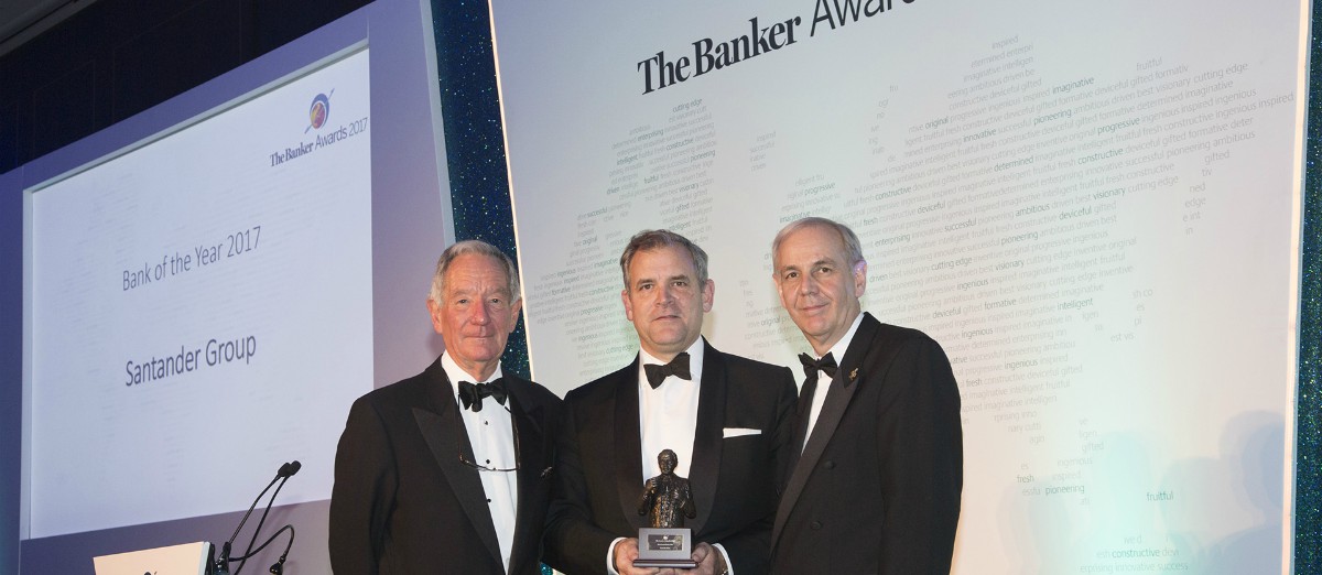 Banco Santander, elegido mejor banco del mundo por The Banker